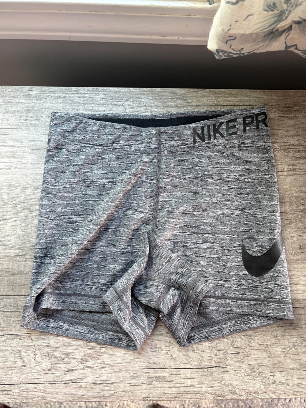Nike Pro Dri-fit 3” Grey Spandex Shorts